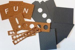 Geschnittene Korkblätter Geschnittene Korkblätter