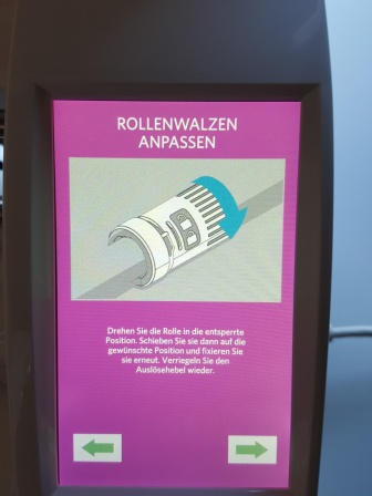 SILHOUETTE CAMEO 3 - Rollenwalzen Anpassen