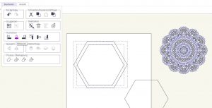 ScanNCut Canvas Sechseck wählenb