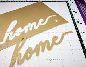 Schriftzug geplottet