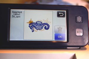 Seepferd für die maritimen Applikationen im Display des CM900