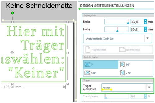 Design-Seiteneinstellungen