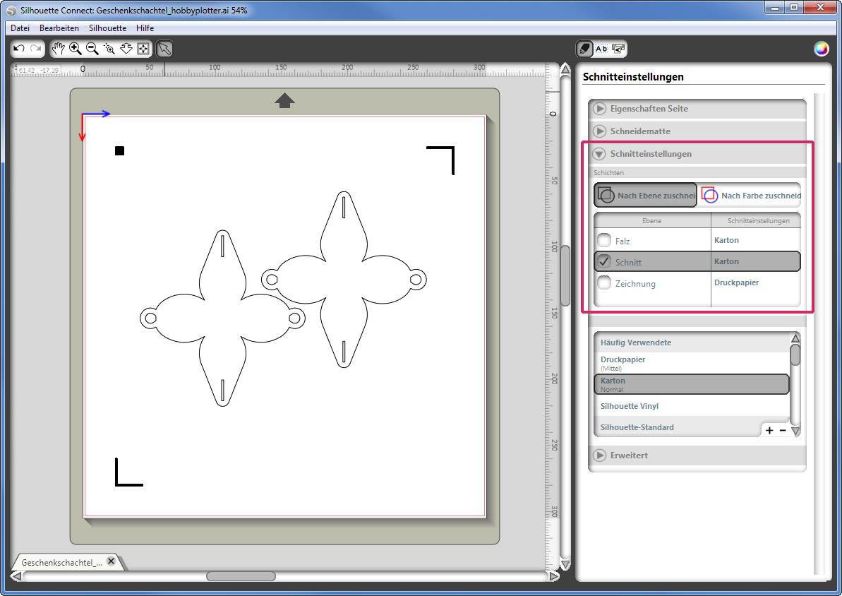 Silhouette Connect hobbyplotter.de